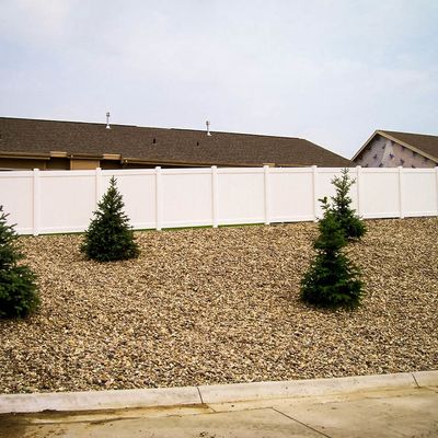Facile installazione 6 ft vinile Privacy Fence Pannelli Cortile esterno