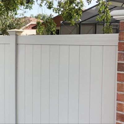 Recinzione di privacy in vinile in stile americano 6x8ft per il cortile e il muro della casa