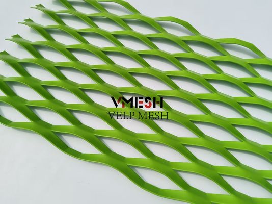 Alumini Plafond Rivestimento Parete Maglia Espandita Diamante Personalizzato