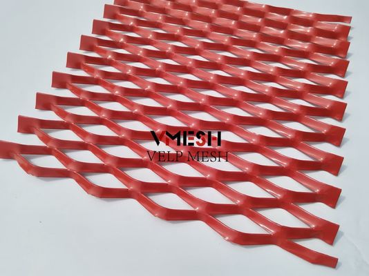 Alumini Plafond Rivestimento Parete Maglia Espandita Diamante Personalizzato