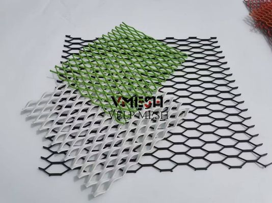 Architettura Reti Metalliche Fassate Edifici Pannello di soffitto Aluminio Reti Metalliche espanse