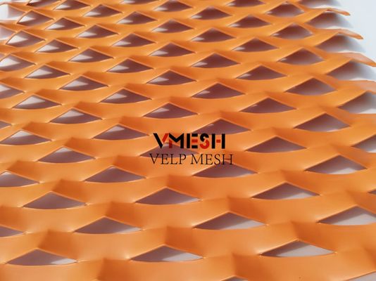 PVDF Aluminium Facade Mesh Costruire Metallo Placca espansa rivestimento esterno