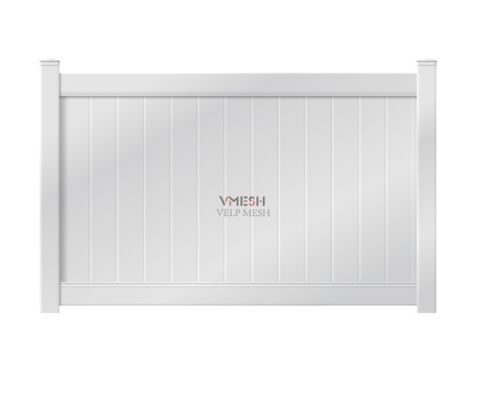 Recinzione in PVC bianca 6x8 piedi per la privacy per cortili