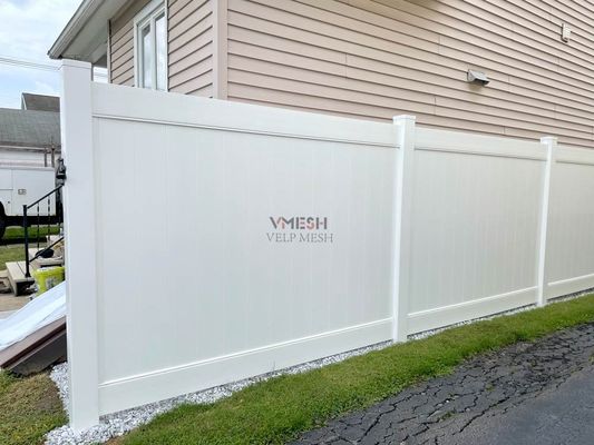 Fence di plastica da 8 piedi Pvc Privacy giardino piscina casa villa picchetto pannelli esterni