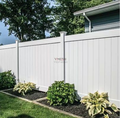 Fence in PVC da giardino durevole Privacy pannelli bianchi pesanti