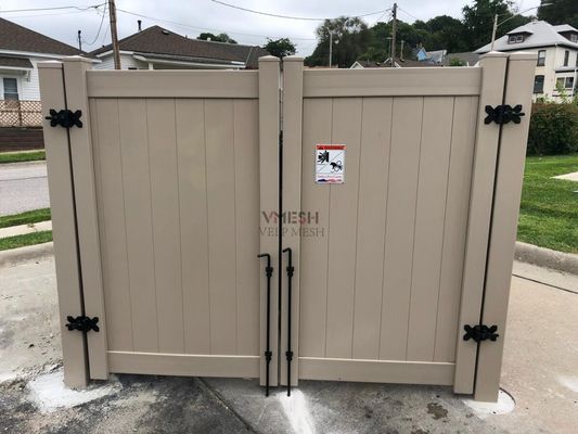 Pannelli per recinzione in PVC bianco per la privacy per impieghi gravosi 6x8 piedi ecologici
