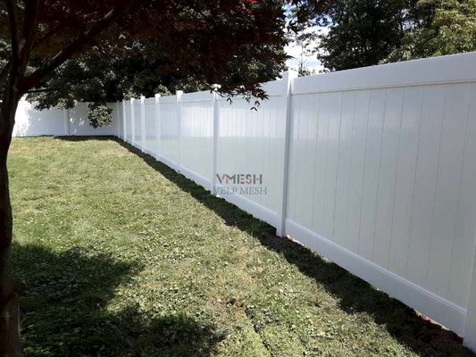 Fence in PVC da giardino durevole Privacy pannelli bianchi pesanti