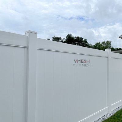 6ft giardino esterno Bianco PVC Vinyl Barato Recinzione Privacy