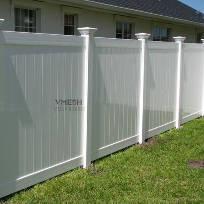 Facile da assemblare Anti-ultravioletto Bianco Pvc Privacy Recinzione Vinyl Casa Recinzione