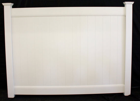 Protezione della privacy ambientale virgina Pvc Plastic Vinyl Fence For Yard