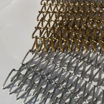 Acciaio inossidabile 304 / 316 tela a maglia architettonica a maglia