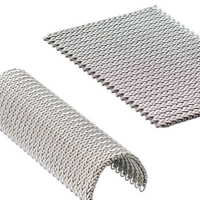Acciaio inossidabile decorativo piatto spirale rete di filo tessuto per muro di tenda