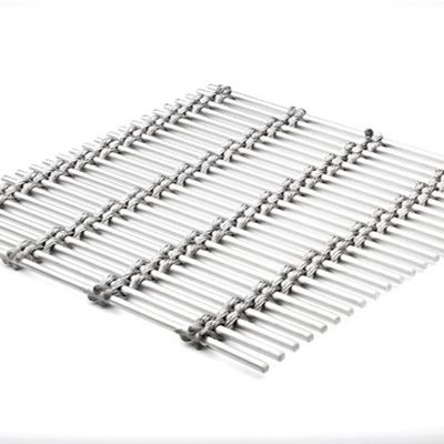Griglia in acciaio inossidabile Griglia di filo tessuto architettonico per rivestimento di facciata