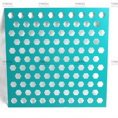 Rollo di maglie di nido di miele in acciaio inossidabile perforato in alluminio rivestito in polvere
