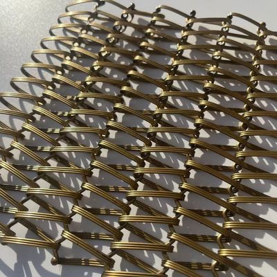 Rete metallica tessuta in acciaio inossidabile per architettura per facciate e divisori