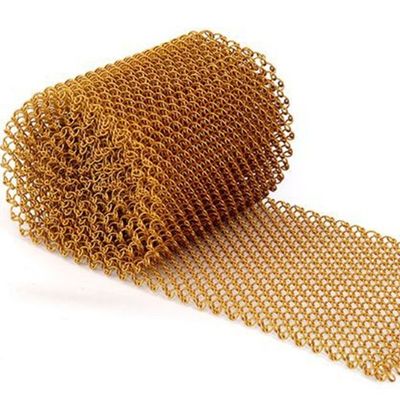 Acciaio in alluminio a catena di legame, tenda decorativa, rete architettonica