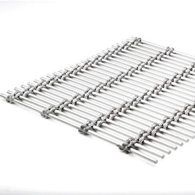 Parete esteriore Architettura decorativa Stainless Steel Cable Rod Metal Wire Mesh