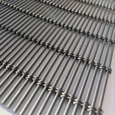 Parete esteriore Architettura decorativa Stainless Steel Cable Rod Metal Wire Mesh