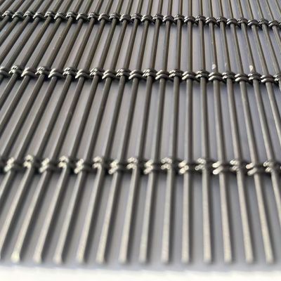 Parete esteriore Architettura decorativa Stainless Steel Cable Rod Metal Wire Mesh