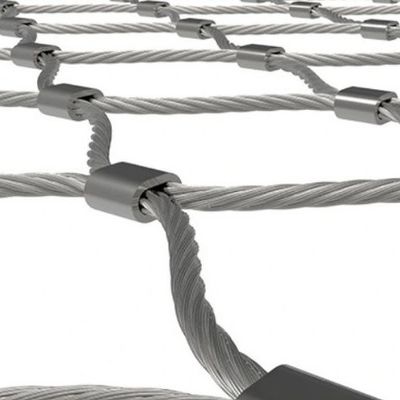 316 Forte rete di filo di sicurezza in acciaio inossidabile per ringhiera