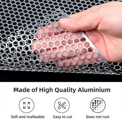 Rollo di maglie di nido di miele in acciaio inossidabile perforato in alluminio rivestito in polvere