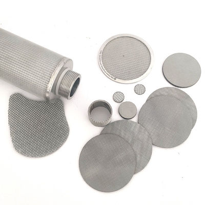 Disco filtro a maglia sinterizzata in acciaio inossidabile 304