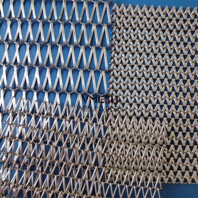 Rivestimento in polvere di alluminio in acciaio inossidabile grille decorative di filo tessuto a maglia