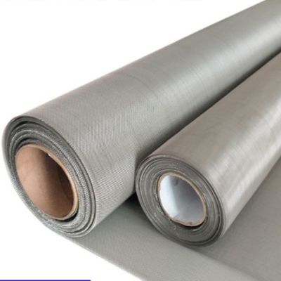 Tessuto a trama fitta 300 500 Mesh Rotolo di rete metallica in acciaio inossidabile