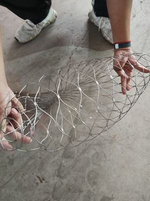 Anti-furto Dimensione personalizzabile Forma di buco di diamante Maglia di filo in acciaio inossidabile per recinzioni di sicurezza