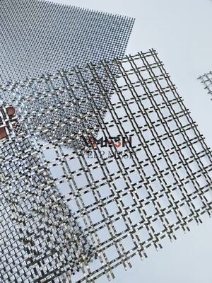 Durabile facciata personalizzata rivestimento di parete esterno e interno esterno metallo in acciaio inossidabile sicurezza tessuto decorativo architettonica rete di filo