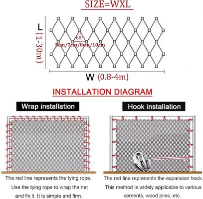 Griglia di filo architettonico per ringhiera riempimento rivestimento facciata