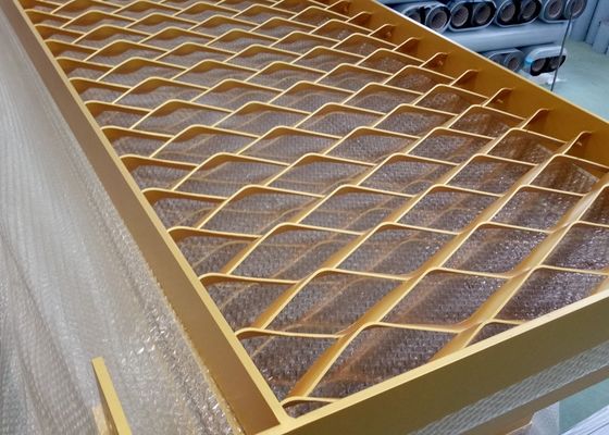 Rete metallica stirata in alluminio per decorazione architettonica 1x2m
