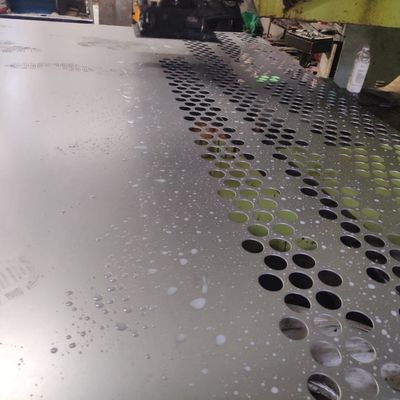 Fassate decorative perforate in maglia di metallo in alluminio