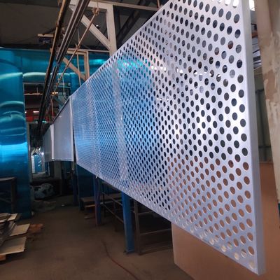 Pannelli metallici perforati in alluminio su misura per la decorazione delle pareti esterne