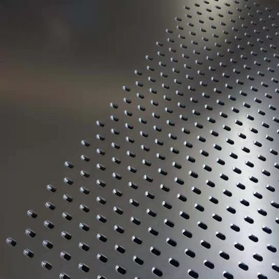 0.7mm 1mm 2mm alluminio galvanizzato in acciaio inossidabile metallo perforato
