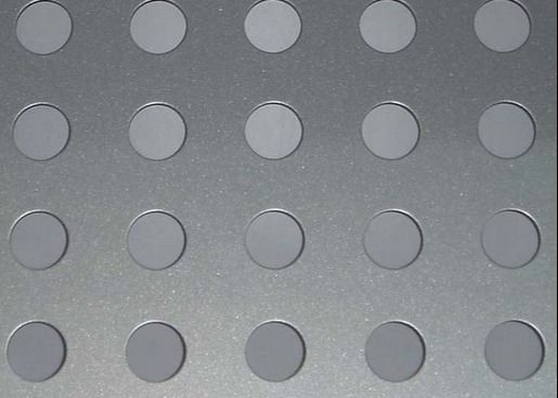 4*8ft di acciaio inossidabile piastra dritta rotonda con buco perforato