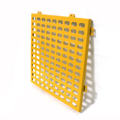 Fassate metalliche perforate architettoniche su misura rivestite in polvere