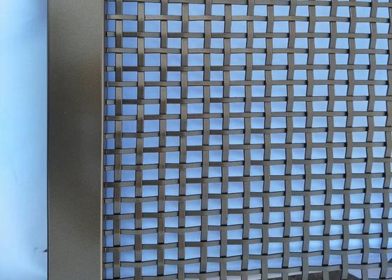 Rete metallica crimpata con bloccaggio in acciaio inossidabile 304 per decorazioni architettoniche