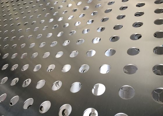 4*8ft di acciaio inossidabile piastra dritta rotonda con buco perforato
