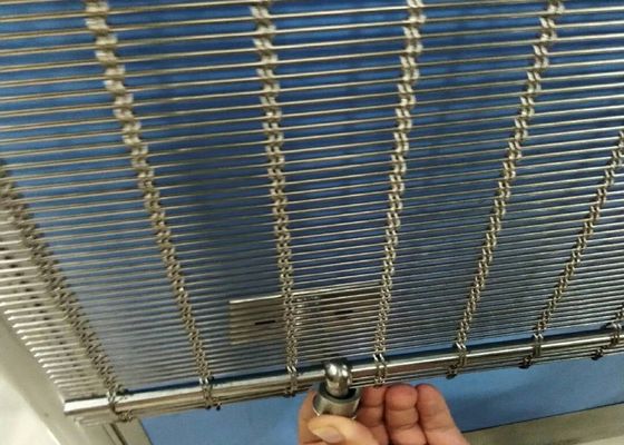 La polvere della tenda della parete ha ricoperto l'acciaio inossidabile Mesh For Decorative architettonico