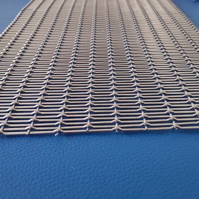 Il cavo architettonico di Mesh Round Wire And Flat dell'ottone di anti corrosione interseca