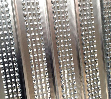 Materiali da costruzione anticorrosione Rete stirata in acciaio zincato ad alta nervatura