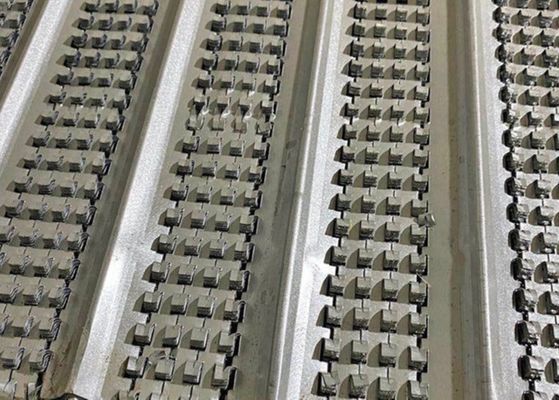 Griglia galvanizzata a caldo 450x2500 mm per la costruzione in calcestruzzo