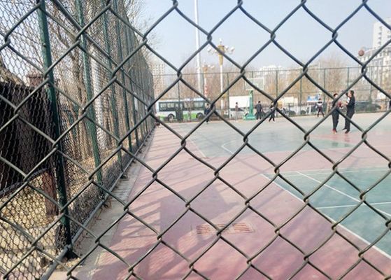 Recinzione in rete metallica rivestita in PVC, acciaio zincato calibro 10, rete di sicurezza