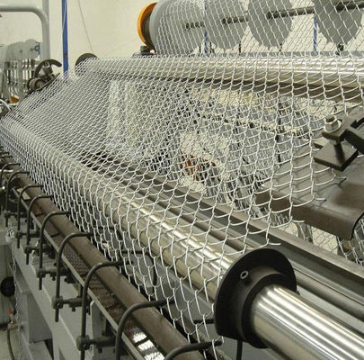 4.8mm Galvanizzato Chain Link Fence 50m Roll Diamond Hole Mesh