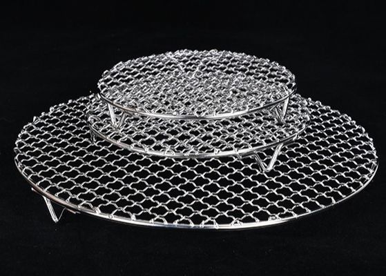 Rete metallica per griglia BBQ in acciaio inox 304 450x600mm per alimenti