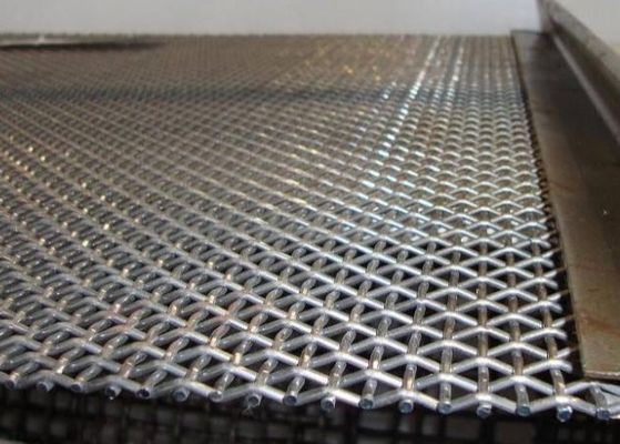 Acciaio inossidabile 304 bloccata incrociata rete di filo tessuto per schermi minerari