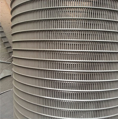 Fabbrica V Filtro buco 304 in acciaio inossidabile schermo curvo a forma di cuneo