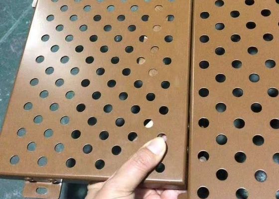 Pannelli per soffitto perforati zincati elettricamente 2x2 con rivestimento PVDF