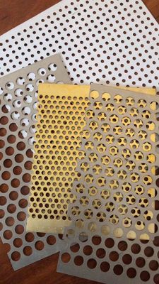Lamiera forata in alluminio per soffitto decorativo nero verde oro